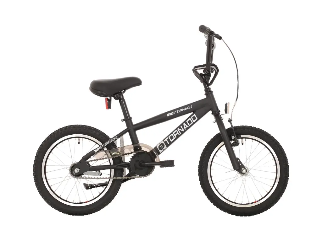 Tornado Crossfiets 16 inch - Mat zwart