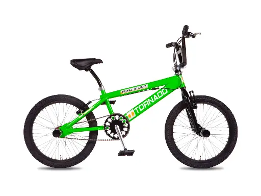 [Freestyle-13] Freestyle BMX Groen - Zwarte banden