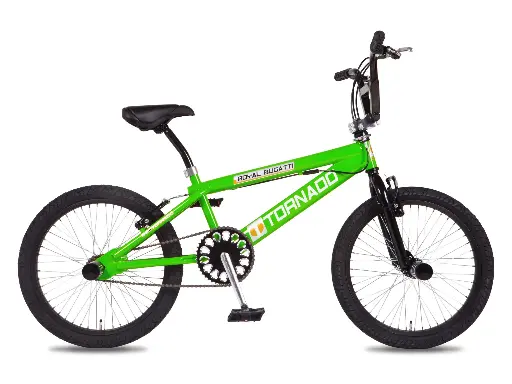 [Freestyle-13] Freestyle BMX Groen - Zwarte banden